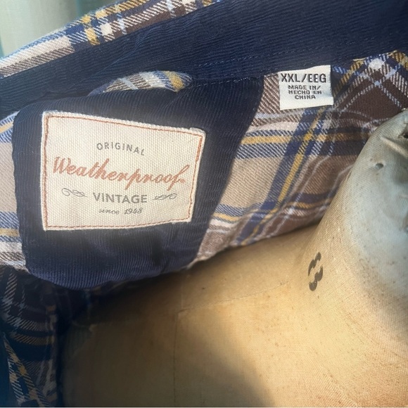 Weatherproof Vintage 100% cotton flannel shirt, men’s XXL - Picture 4 of 7